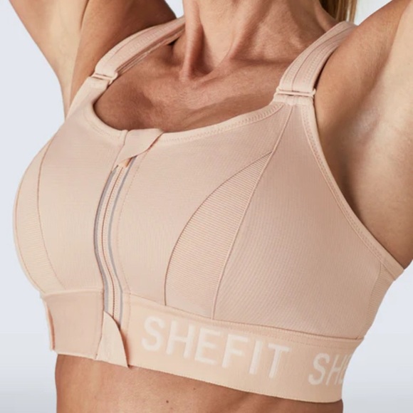 NWT SHEFIT Ultimate Sports Bra Size 6Luxe in Sandstorm - Picture 1 of 16